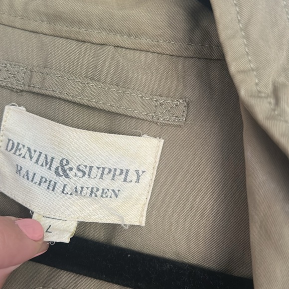 Denim & Supply Ralph Lauren cotton beaded cargo military jacket - Picture 7 of 9